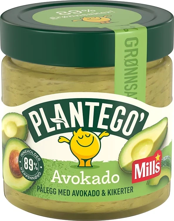 Plantego' Grønnsakspålegg Avokado og Kikerter 165g