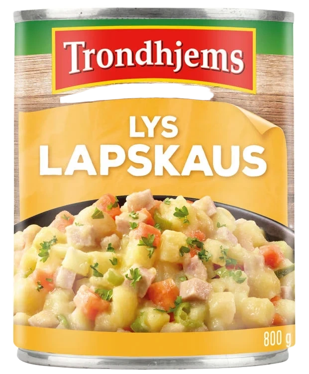 Lapskaus Lys 800g boks Trondhjems