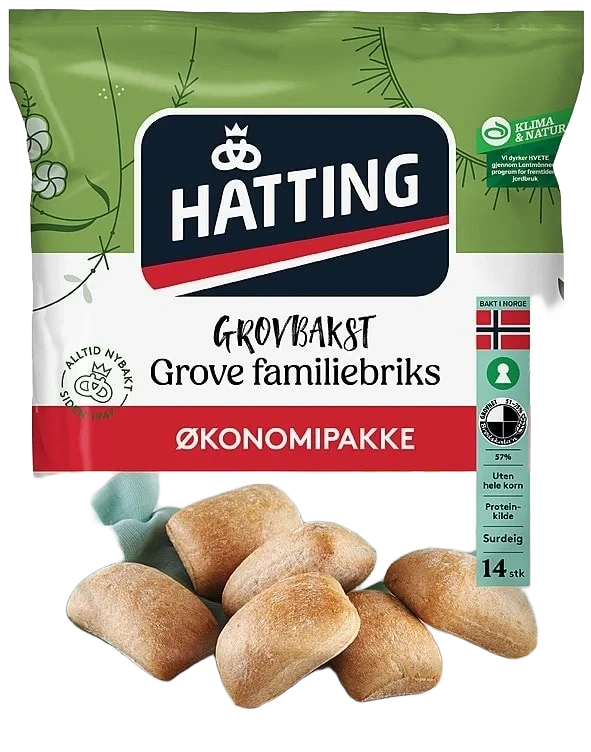 Grove Familiebriks Økonomipakke 70gx14stk Hatting