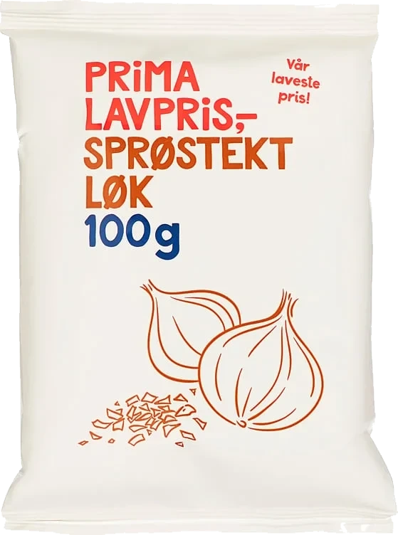 Løk sprøstekt  100g