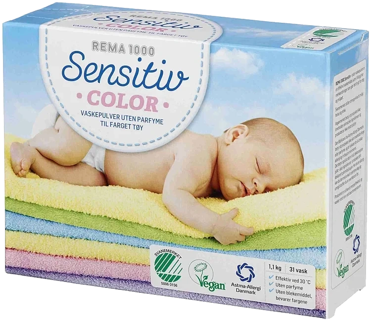 Tøyvask farget sensitiv 1,1kg