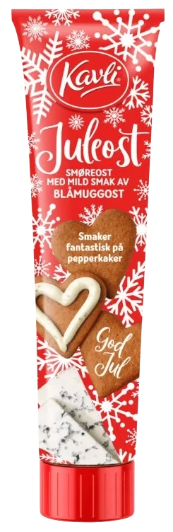 Juleost m/Blåmuggeost 175g Tube Kavli