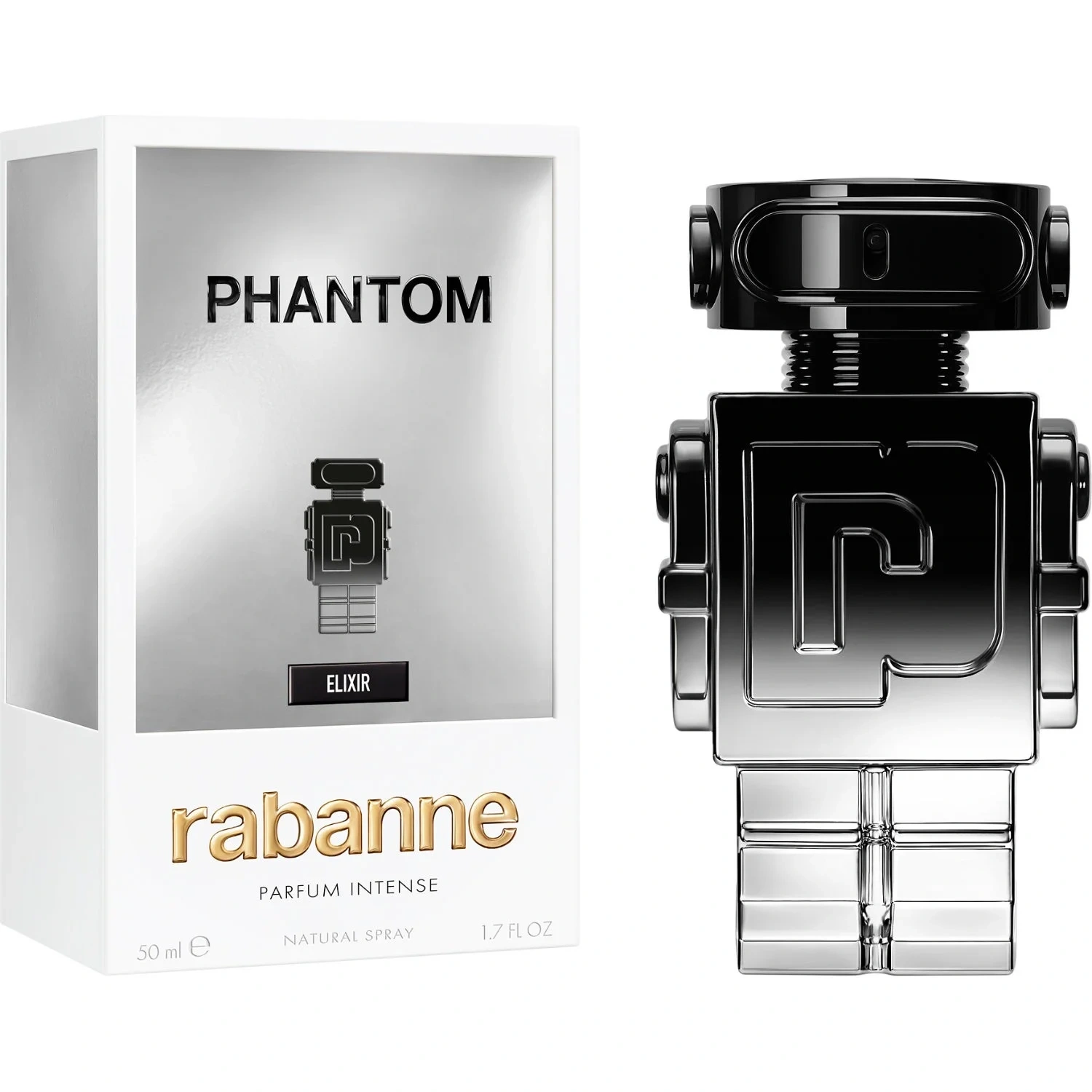 Rabanne Phantom Black Elixir Parfum 50 ml