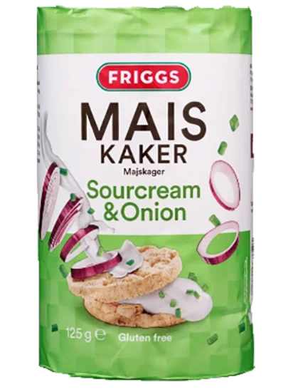 Maiskaker Sourcream & Onion 125g