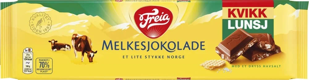 Kvikk Lunsj melkesjokolade 200 g