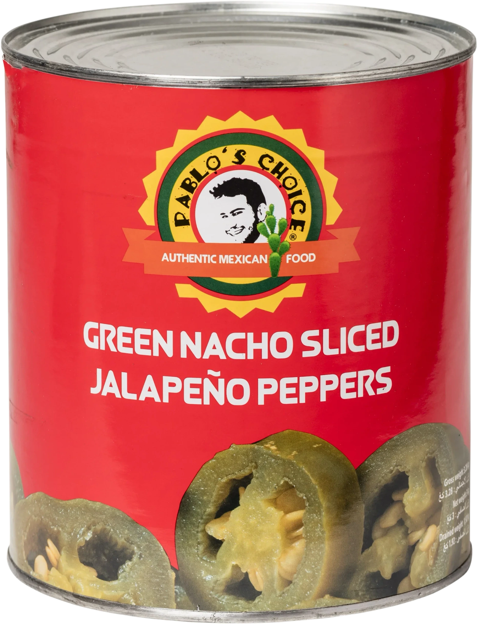 Jalapeño grön skivad