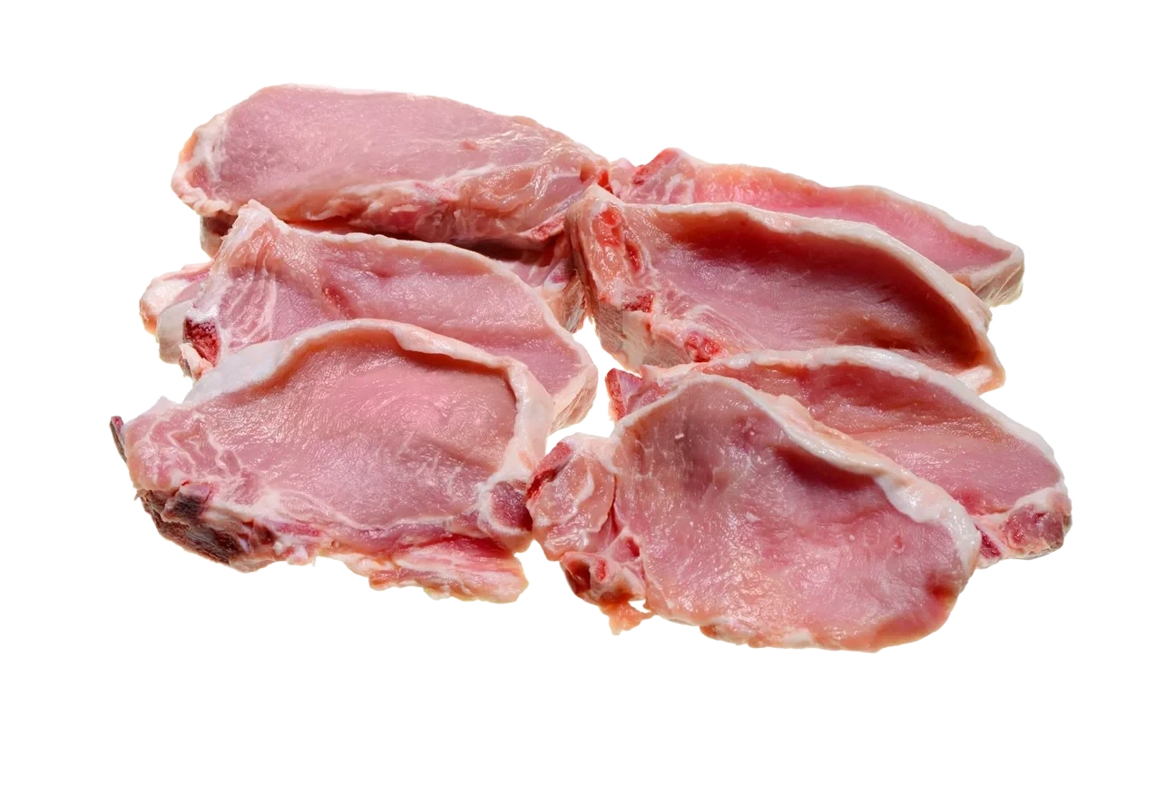 Kotlett med ben huggen fryst