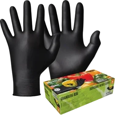 Engangshansker, nitril, akseleratorfri m  200stk