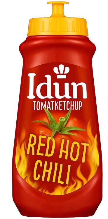 Tomatketchup Hot Chili 530g Idun