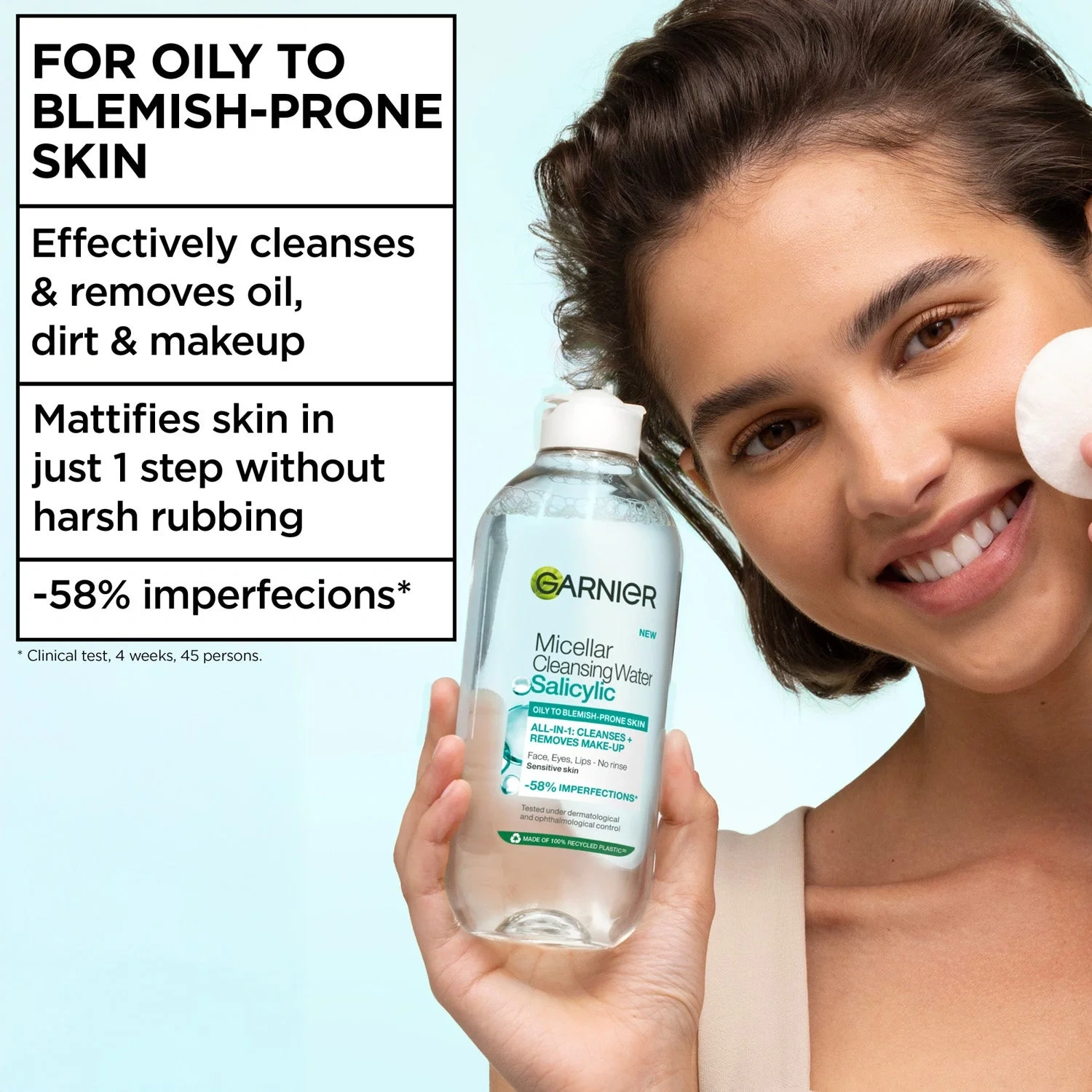 Garnier Micellar Cleansing Water Salicylic 400 MLT