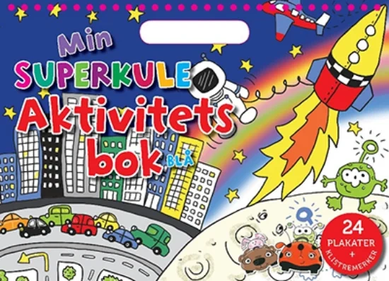 Min Superkule Aktivitetsbok Blå