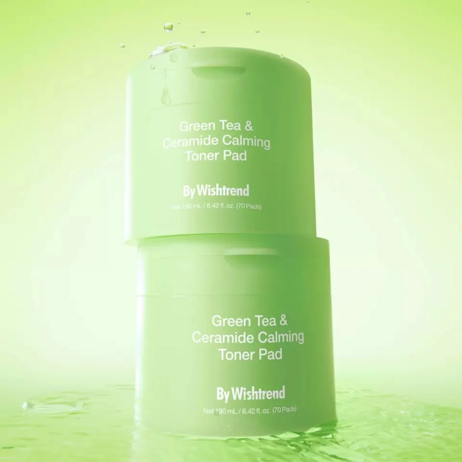 Green Tea & Ceramide Calming Toner Pad 1