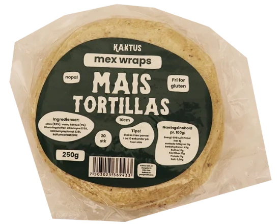 Mais Tortillas Kaktus 10cm 250g