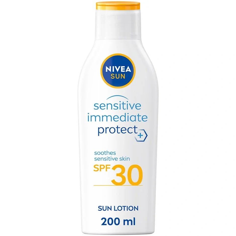 Nivea Sun Sensitive Immediate Protect Soothing Sun Lotion Spf 30, 200ml