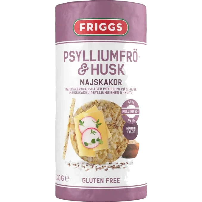 Majskakor Psylliumfrö & Husk