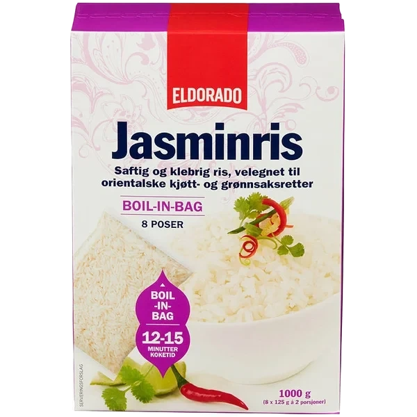 Jasminris Boil In Bag 1kg Eldorado