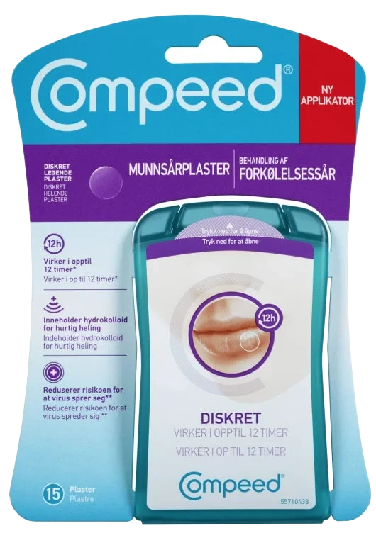 Munnsårplaster 15stk Compeed