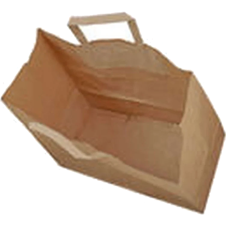 Papirpose brun 250stk