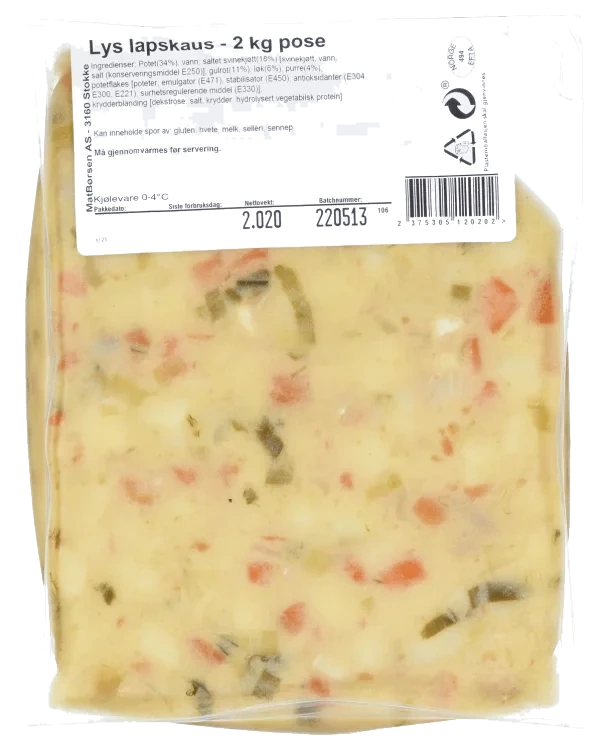 Lapskaus Lys Ca2kg Matbørsen