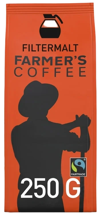 Farmers Coffee Filtermalt 250g