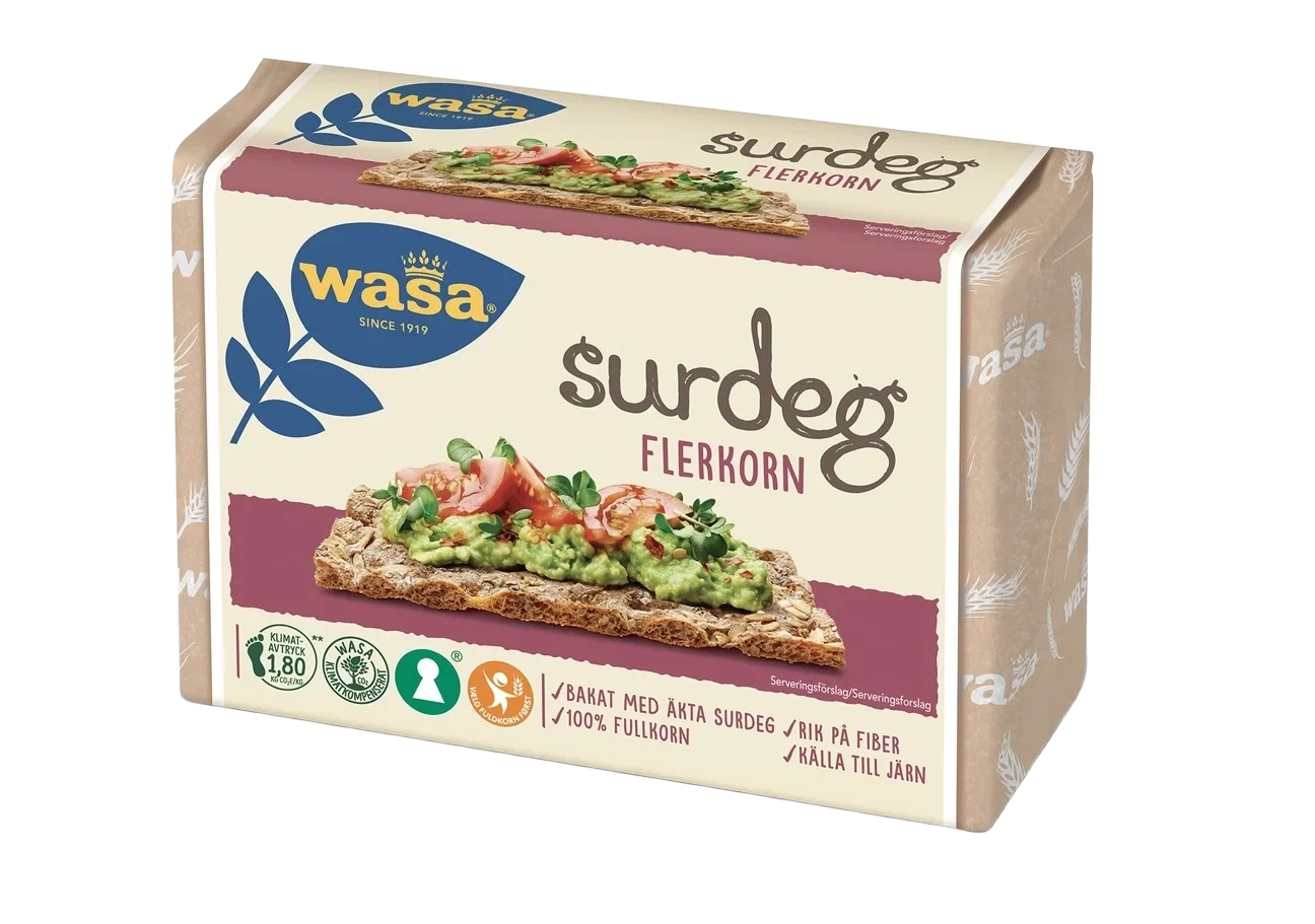 Knäckebröd Surdeg Flerkorn