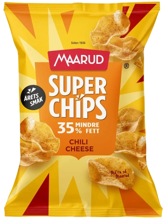 Superchips Chili&Cheese 130g Maarud