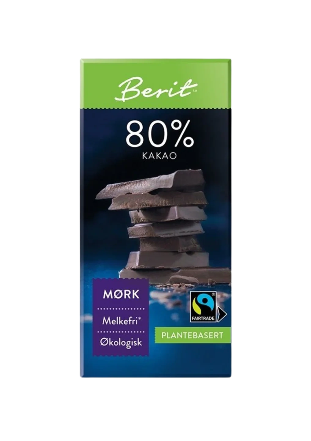 Berit Sjokolade 80% Kakao