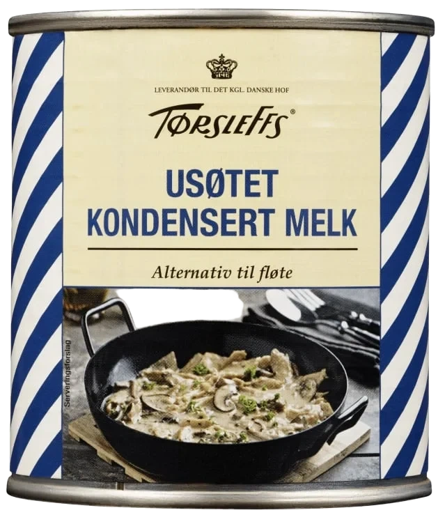 Tørsleff's Usøtet Kondensert Melk 320g