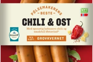Chili og Ostepølse 225g Enh