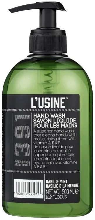 L'Usine Håndsåpe Basil 500ml