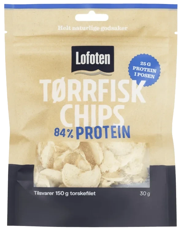 Tørrfiskchips 30g Lofoten