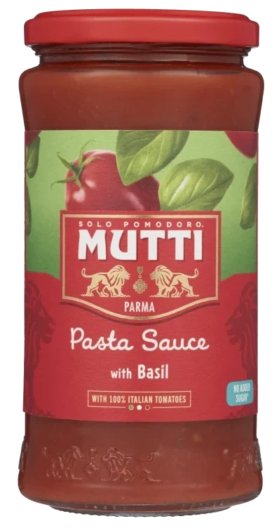 Pastasaus m/Basilikum 400g Mutti