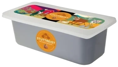 Brunostiskrem 4,5l Stuttreist