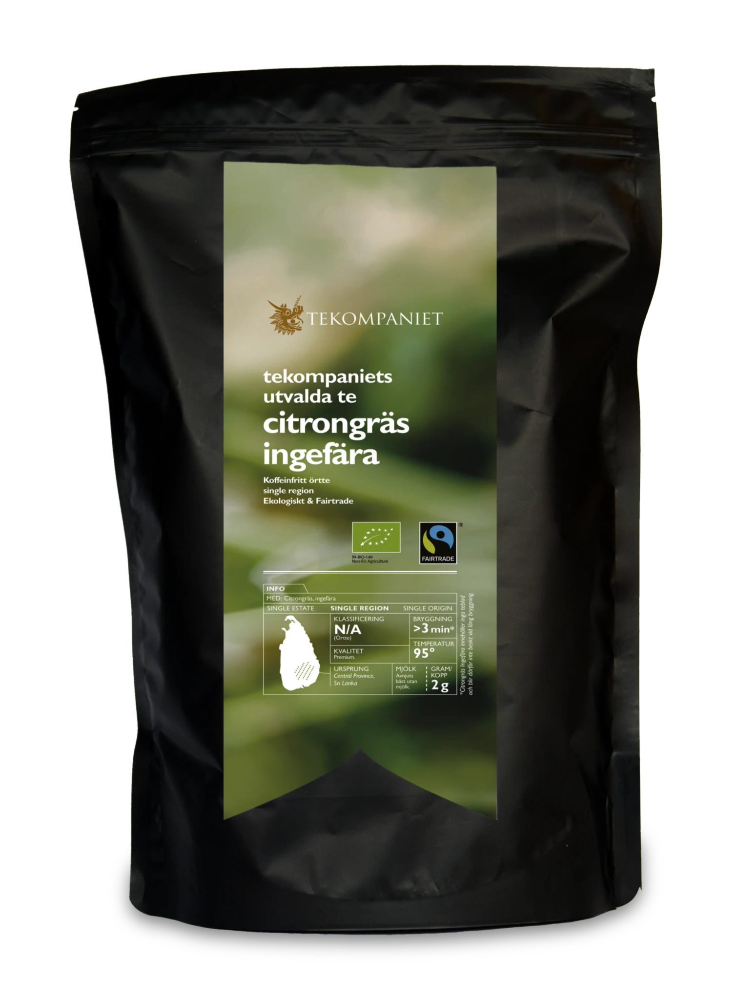 Citrongräs ingefära lösvikt, Eko FT