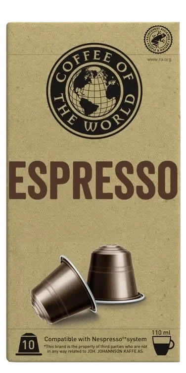 Cotw Espresso Kaffekapsel 10stk
