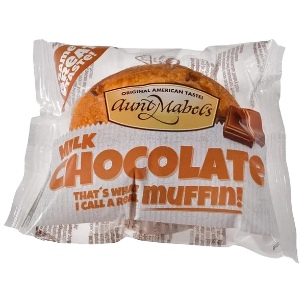 Muffins Milk Chocolate 95g Aunt Mabels