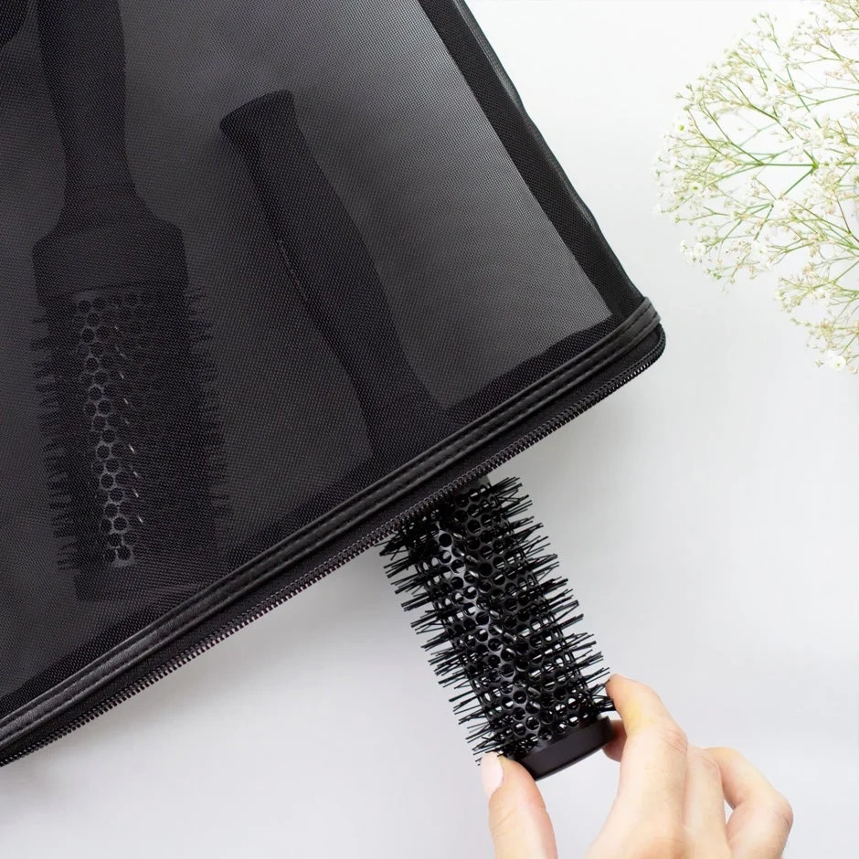 Sense of Youty Mesh Beauty Bag Black