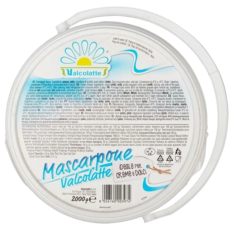 Mascarpone 2kg