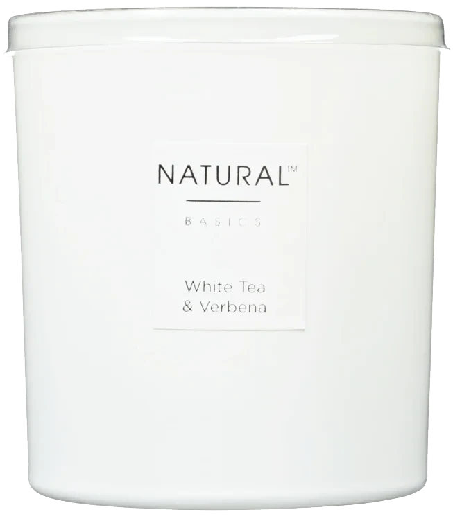 Duftlys White Tea &Verbena 20cl Natural Basics