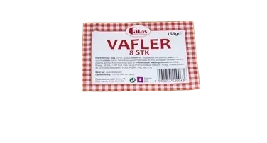 Vafler 8stk 165g