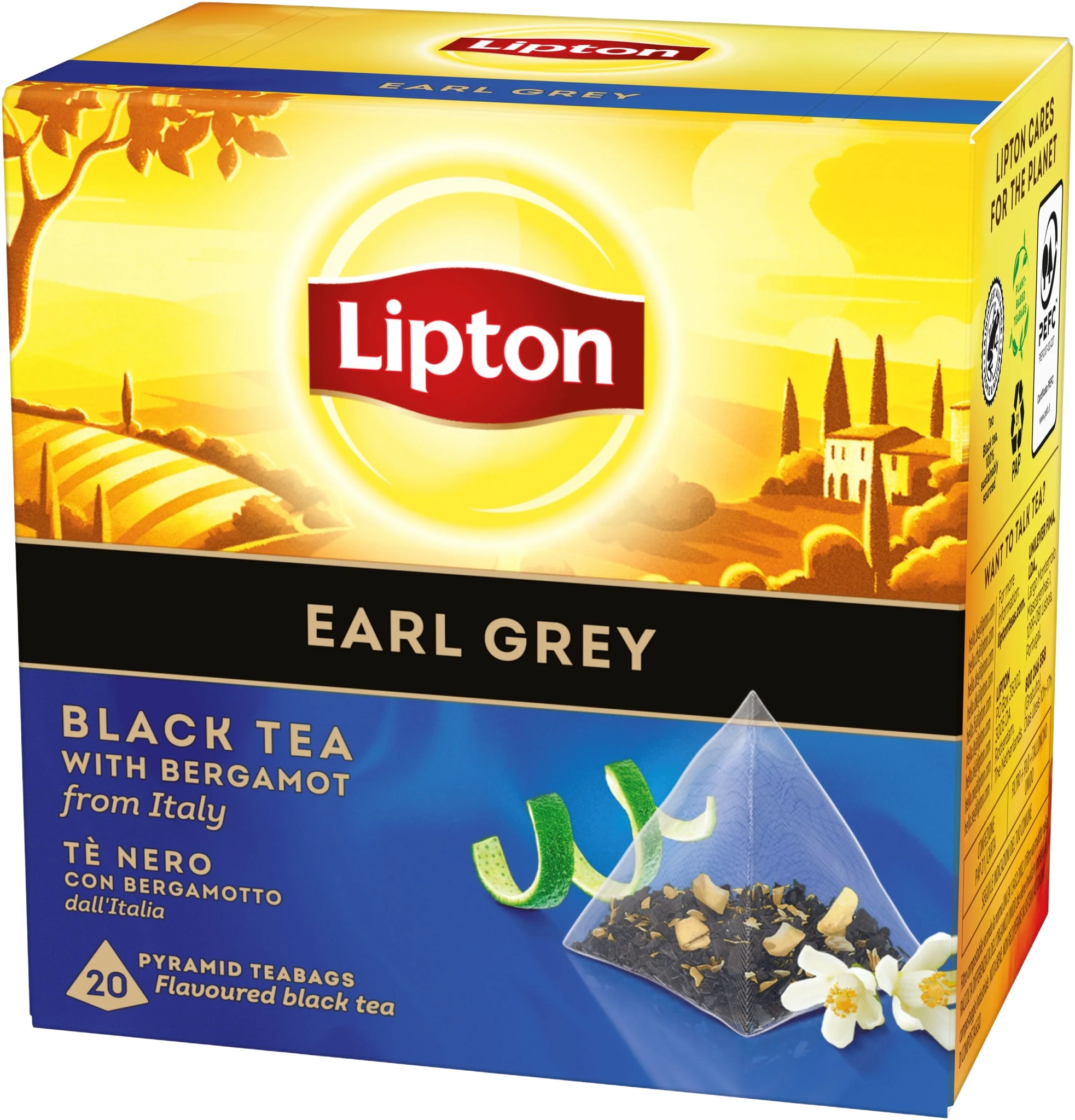 Svart Pyramidte  Earl Grey