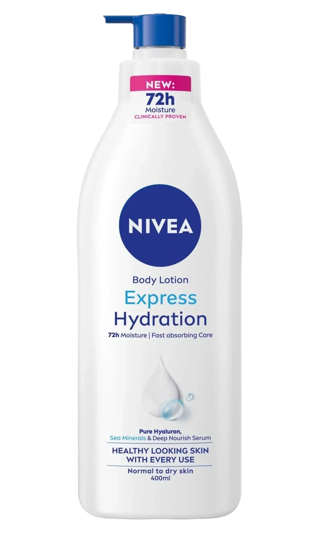 Nivea Express Hydration Body Lotion m/Pumpe 400ml