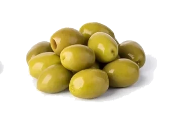 Oliv grön pimientos urkärnad