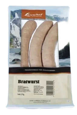 Bratwurst 275g Lundal