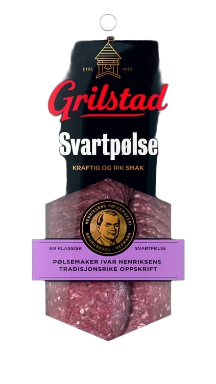 Svartpølse 100g Grilstad