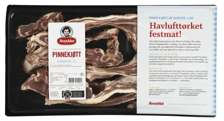 Pinnekjøtt Lam Urøkt Ca1,2kg Aron Mat