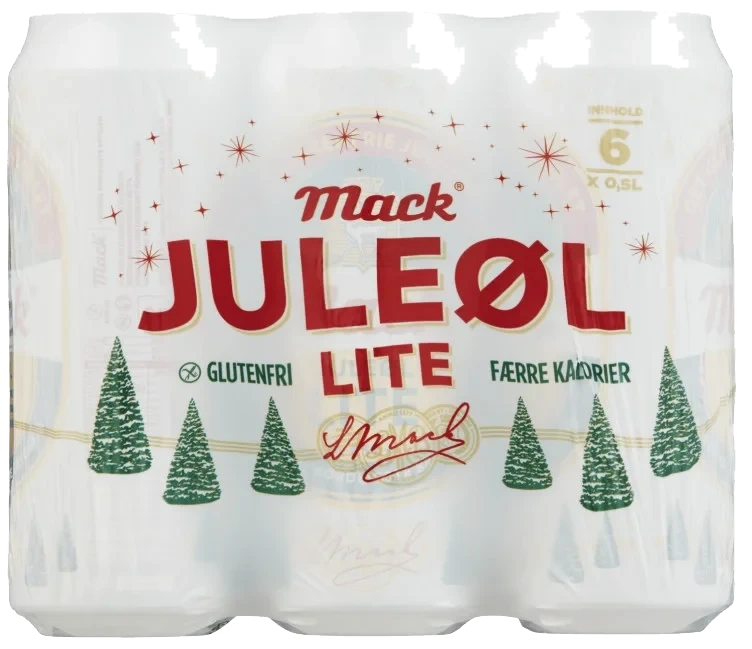 Mack God Jul Lite 0,5l Bx 6stk