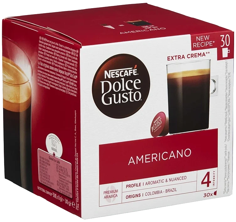 Dolce gusto americano loyalty pack 240g