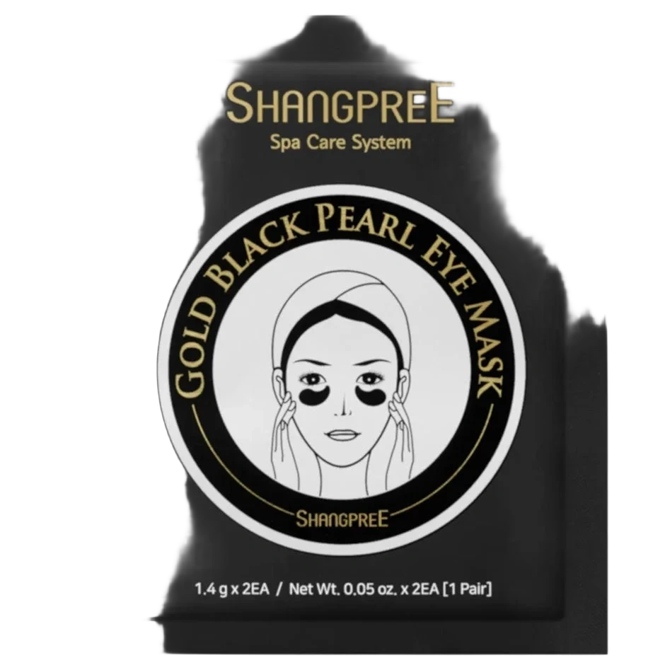 Shangpree Gold Black Pearl Eye Mask