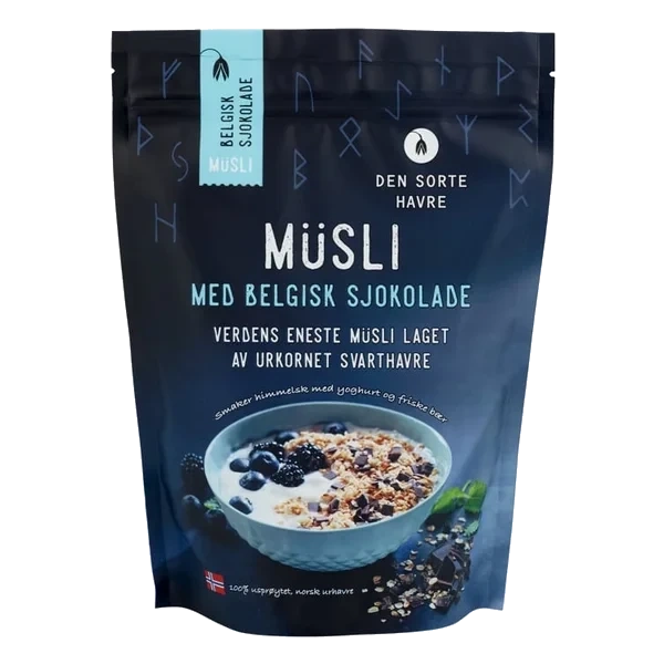 Musli m/Belgisk Sjokolade 400g Dsh
